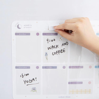 Tsuki Reusable Weekly Wall Planner ☾