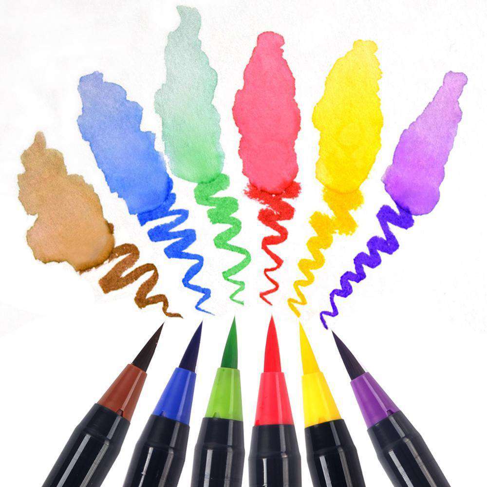 Watercolour Brush Pens - Set of 20
