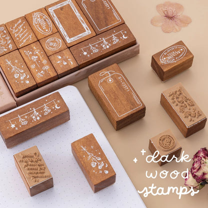 Tsuki ‘Dried Flowers’ Bullet Journal Stamp Set ☾