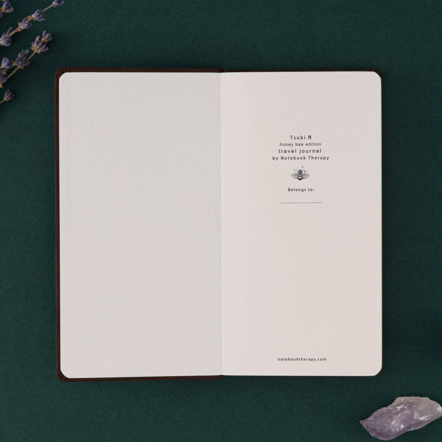 Tsuki ‘Honey Bee’ Luxury Travel Notebook ☾