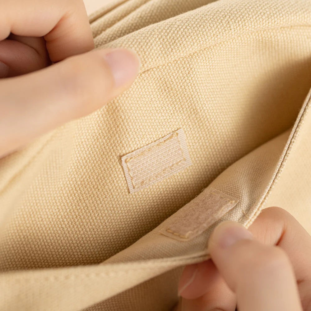 Hinoki - Cream Canvas Travel Pouch