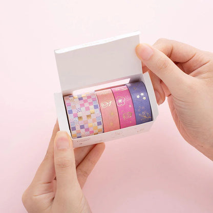 Tsuki 'Floral' Washi Tapes + Stickers Set ☾
