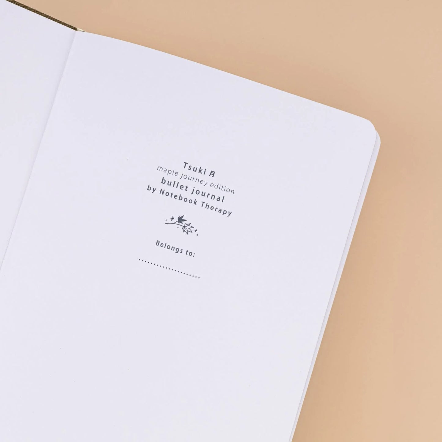 Tsuki ‘Maple Journey’ Limited Edition Bullet Journal ☾