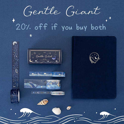 Tsuki ‘Gentle Giant’ Washi Tape Set ☾