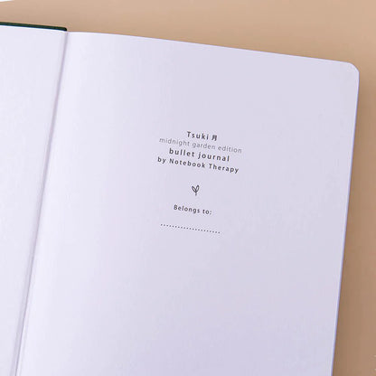 Tsuki ‘Midnight Garden’ Limited Edition Bullet Journal ☾