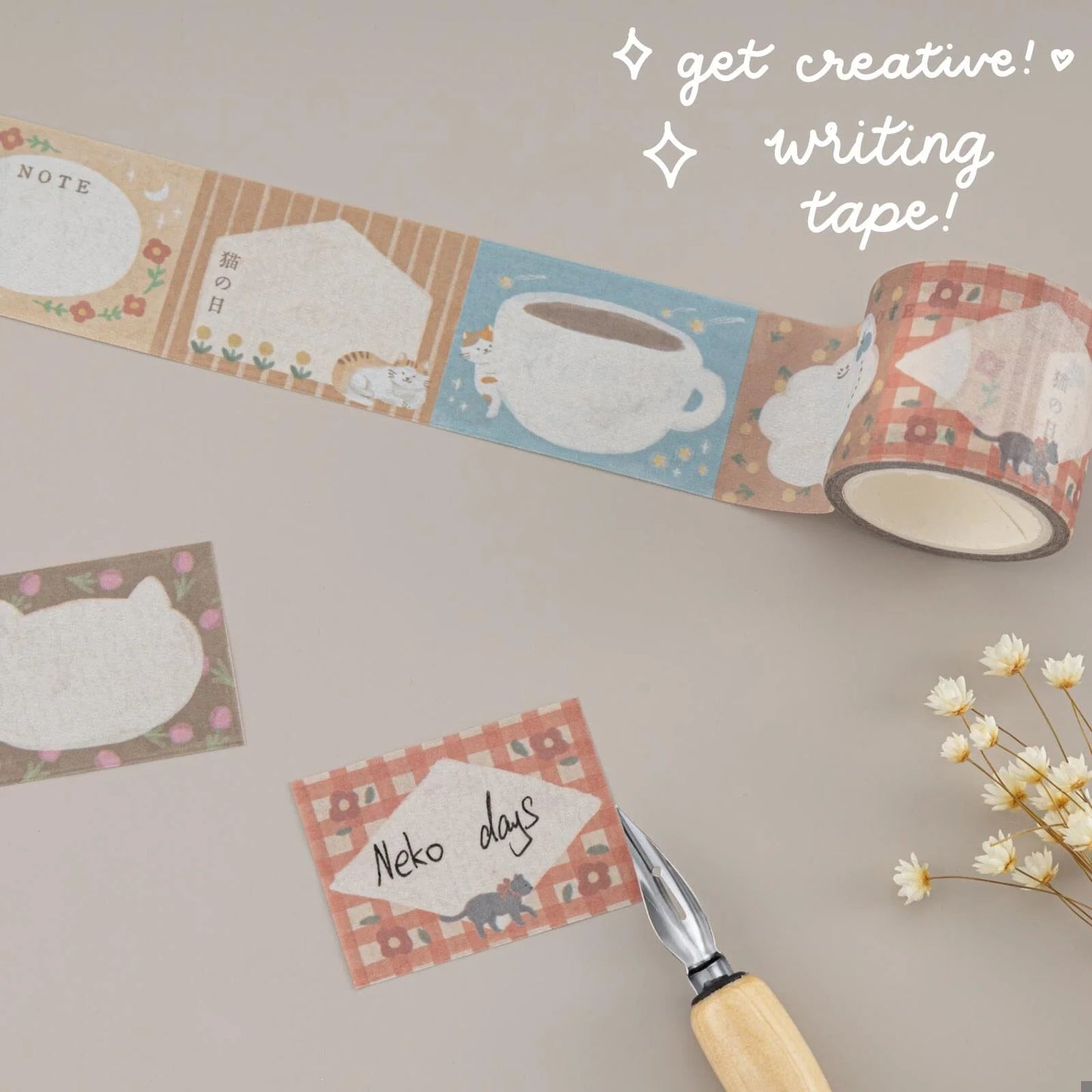 Tsuki ‘Neko Days’ Travel Notebook Gift Set ☾