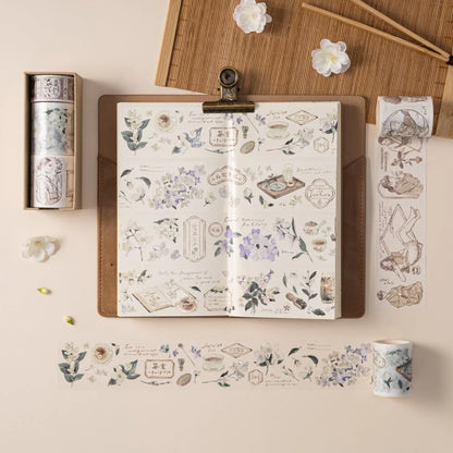 Hinoki - ‘Into the Tea Room’ PET + Washi Tape Set