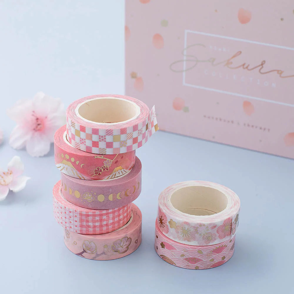 Tsuki 'Sakura Edition' Washi Tape Set ☾
