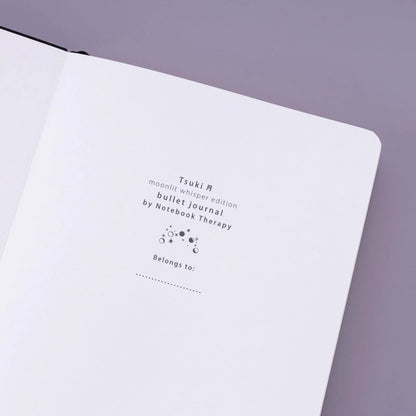 Tsuki ‘Moonlit Whisper’ Limited Edition Luxury Bullet Journal  ☾