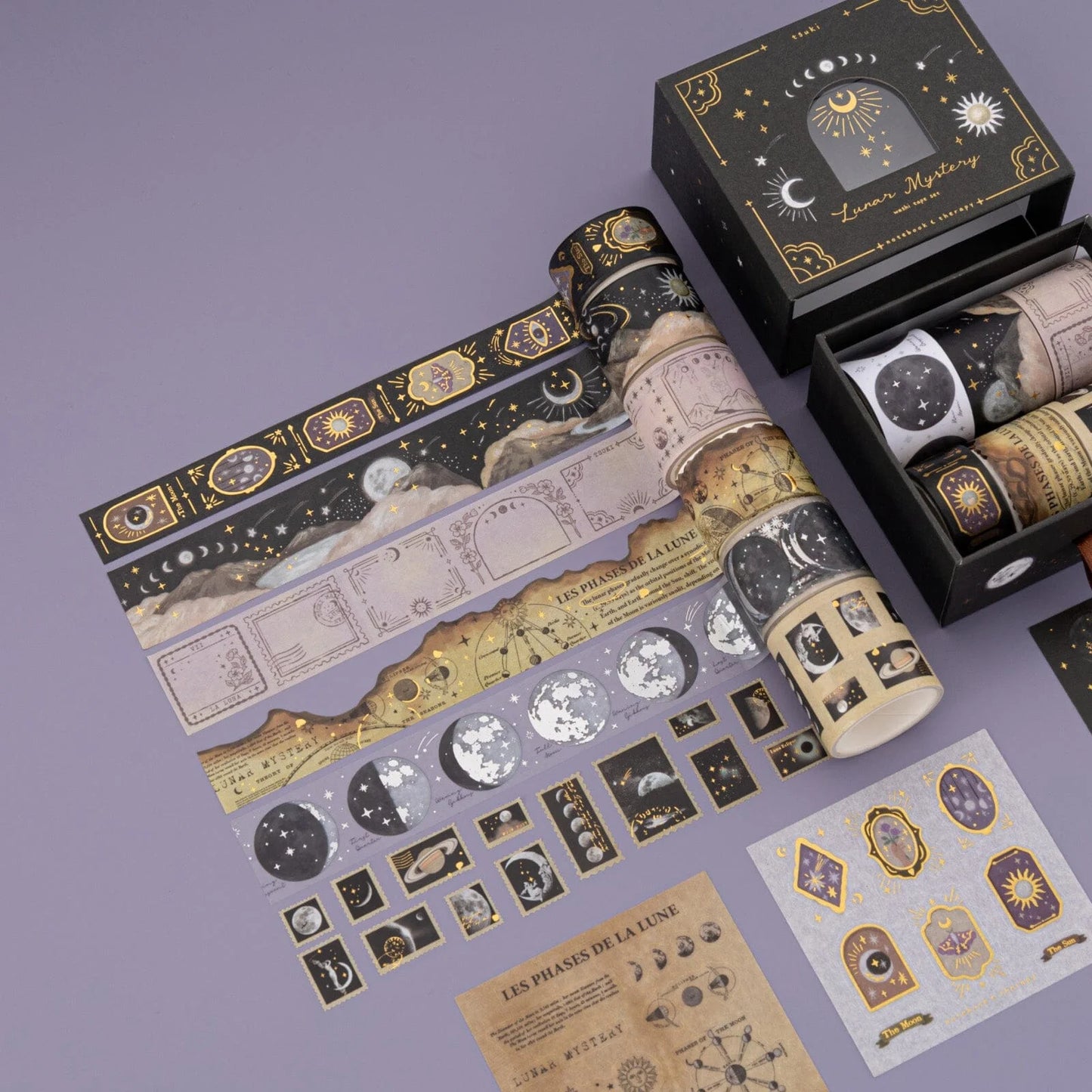 Tsuki ‘Lunar Mystery’ Washi Tape Set ☾