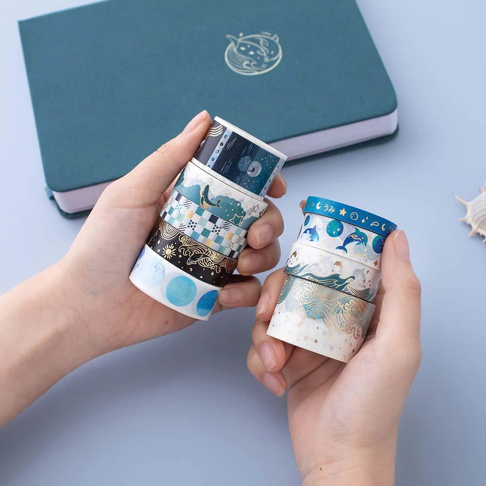 Tsuki 'Ocean Edition' Washi Tape Set ☾