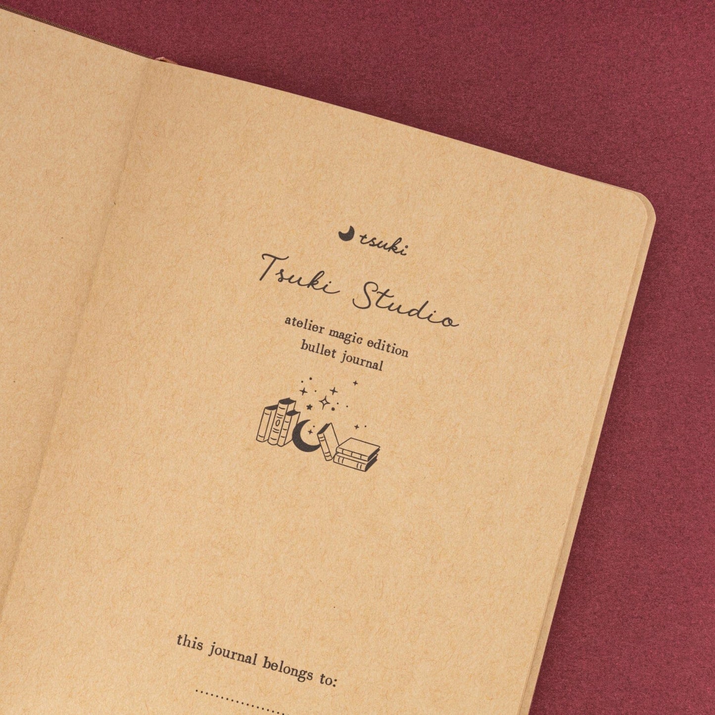Tsuki ‘Atelier Magic’ Limited Edition Kraft Paper Bullet Journal in A5 ☾