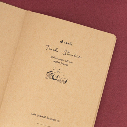 Tsuki ‘Atelier Magic’ Limited Edition Kraft Paper Bullet Journal in A5 ☾