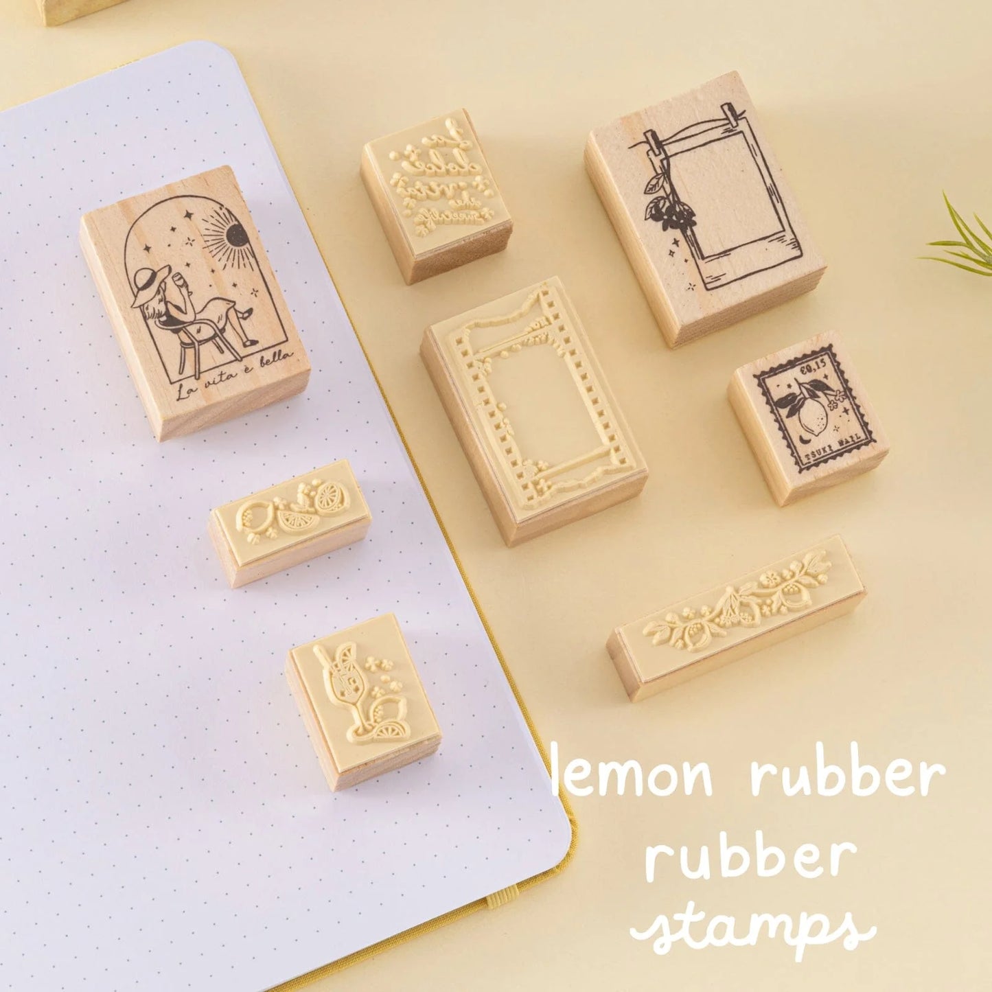 Tsuki ‘Summer in Italy’ Bullet Journal Stamp Set ☾