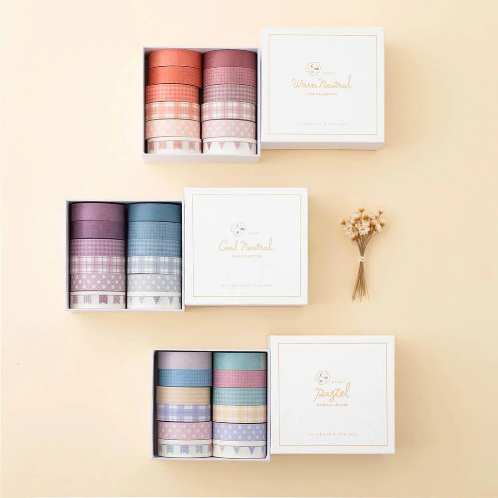Tsuki Core Color Washi Tape Sets ☾