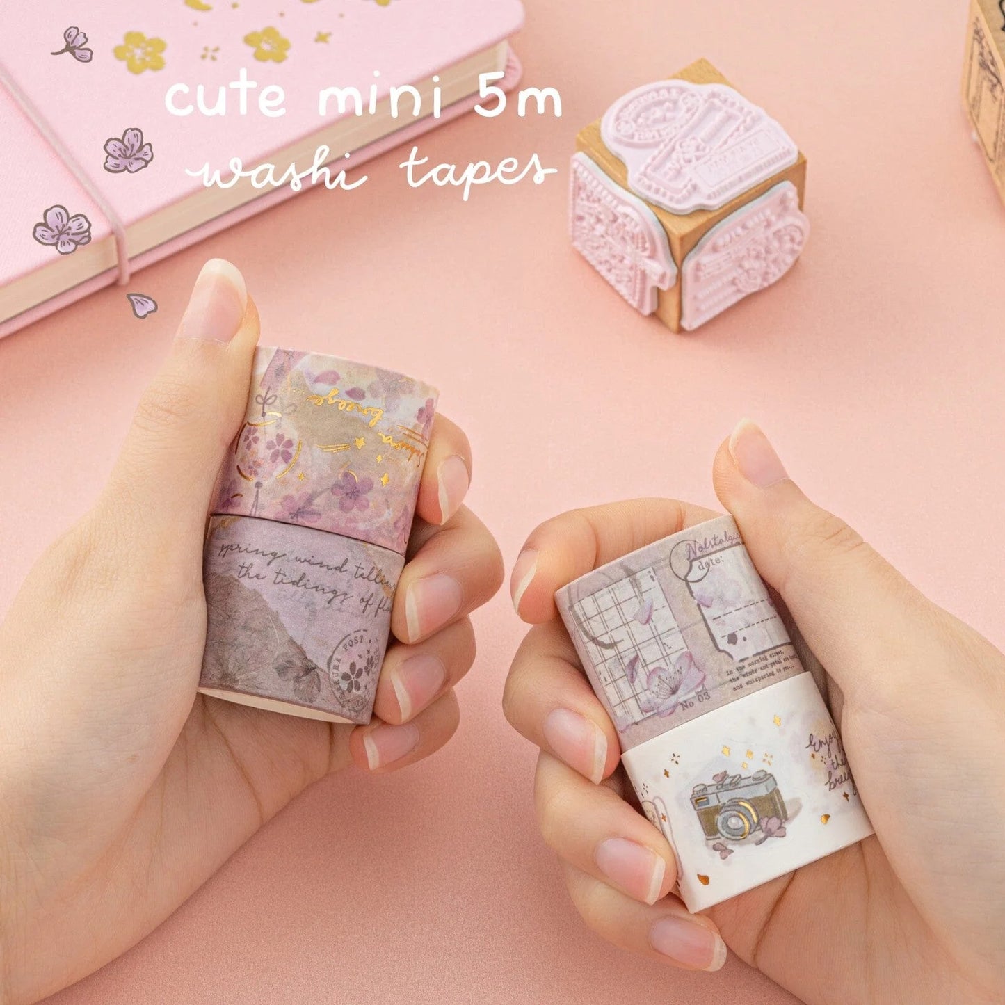Tsuki ‘Sakura Breeze’ Travel Notebook Gift Set ☾