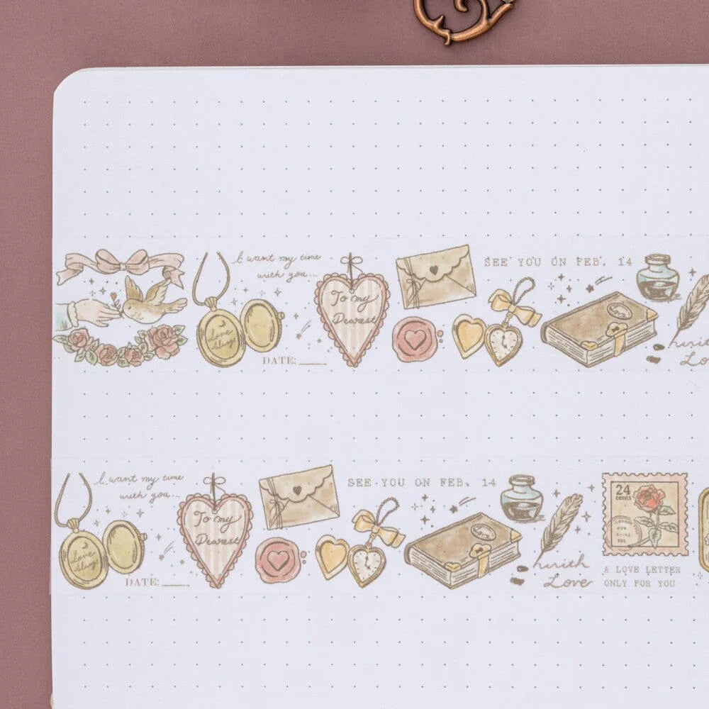 Tsuki ‘Love Lock’ Washi Tape Set ☾