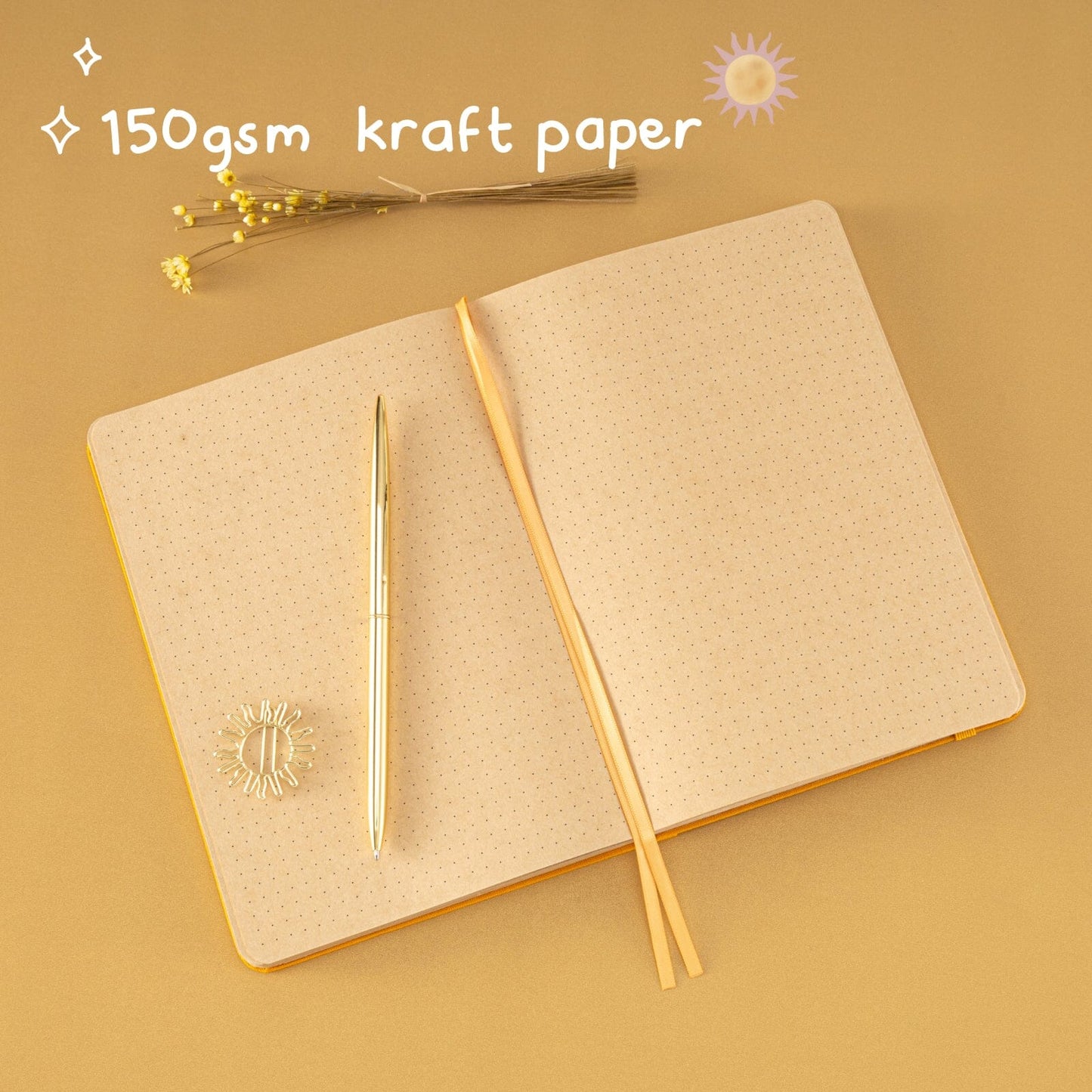 Tsuki ‘Sunlit Mystery’ Kraft Paper Limited Edition Bullet Journal ☾