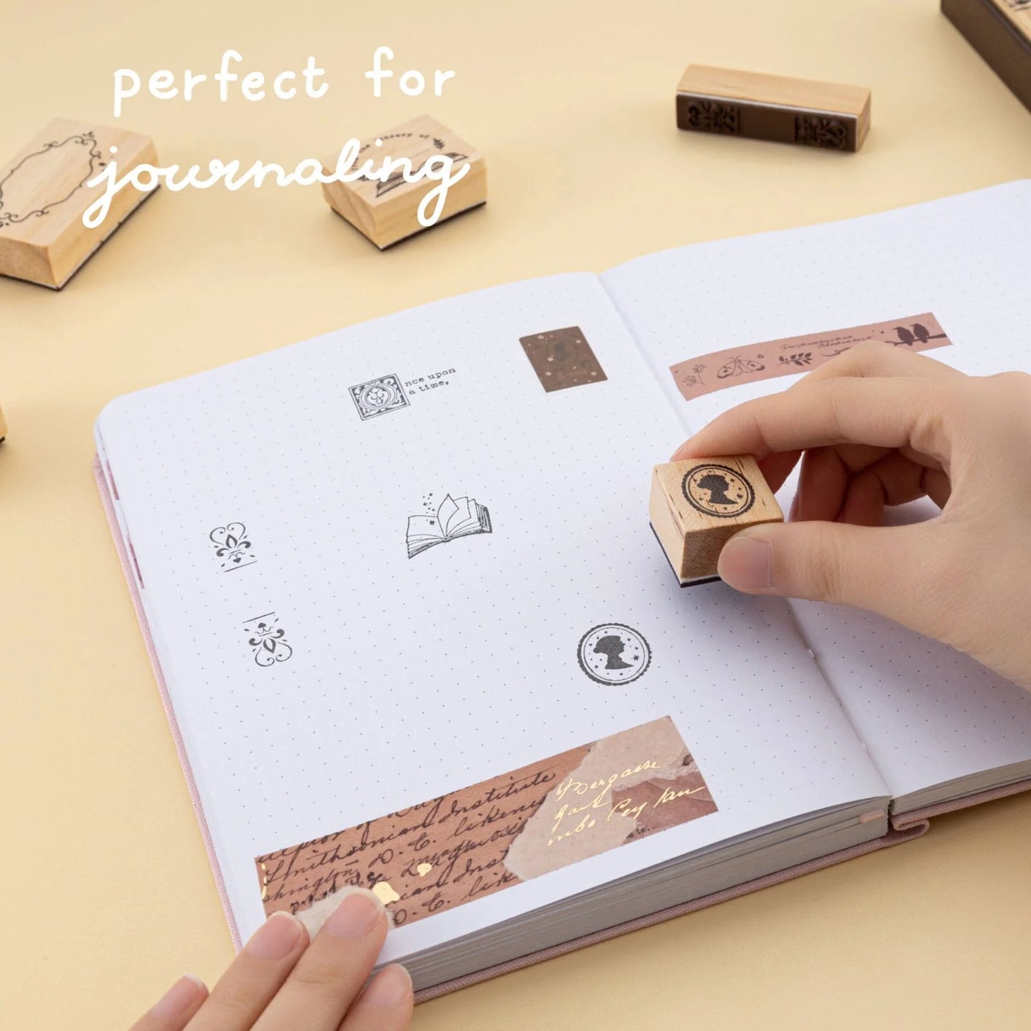 Tsuki ‘Our Stories’ Reading Journal Stamp Set ☾