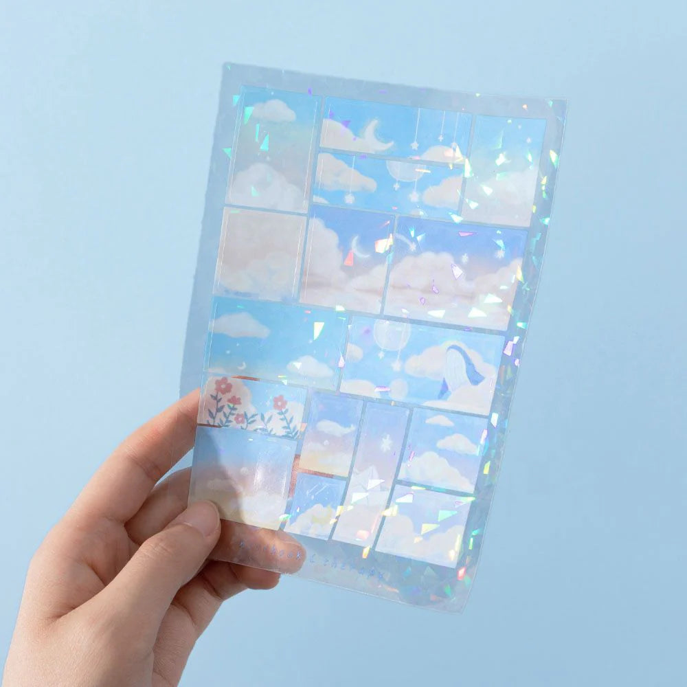Tsuki ‘Cloud Dreamland’ Scrapbook Sticker Set ☾